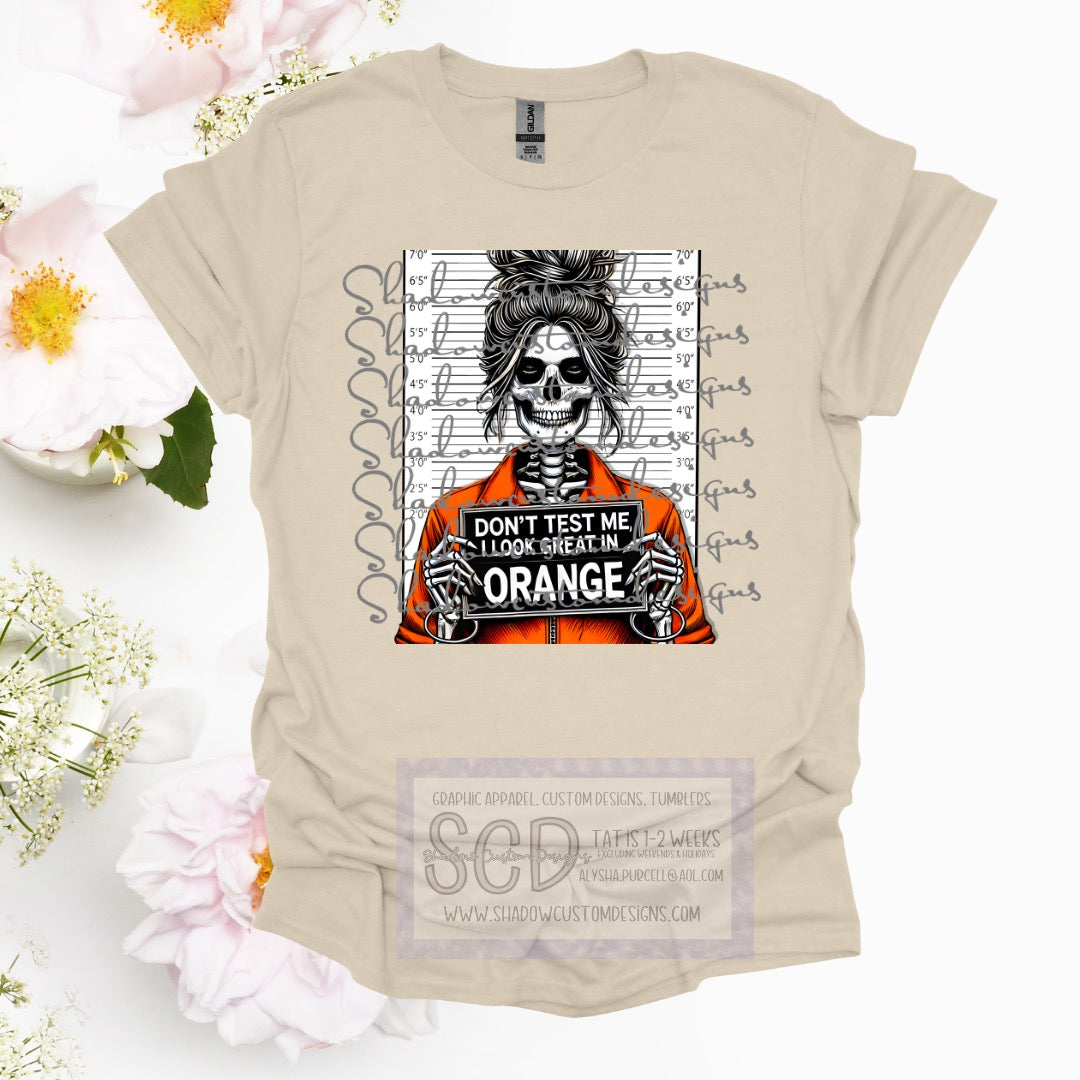 Look Great in Orange Shirt