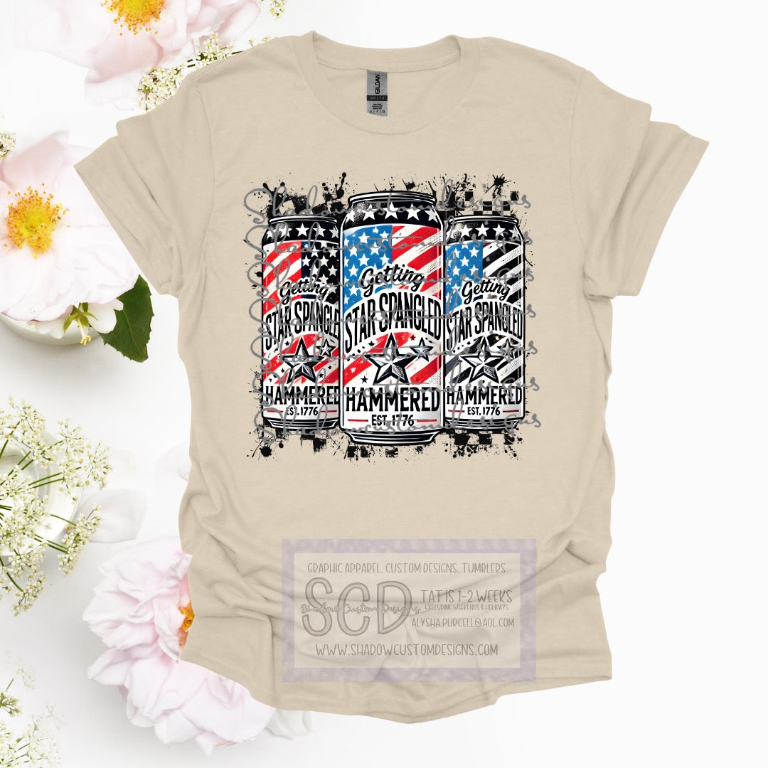 Getting Star Spangled Hammered Shirts