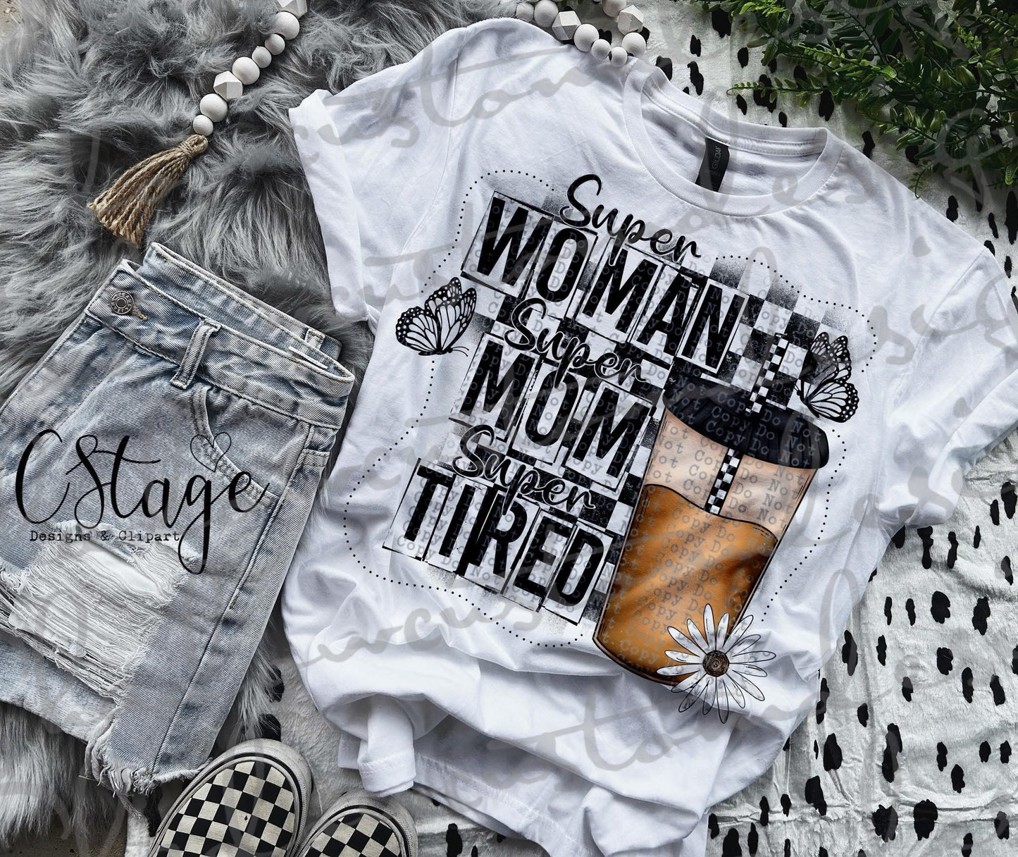 Super Mom Super Tired Shirt