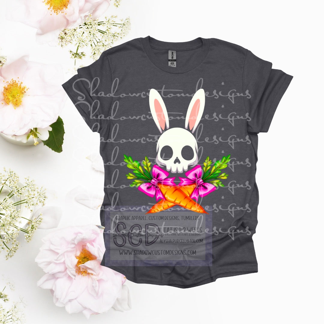 Bunny Skull Carrots Shirt