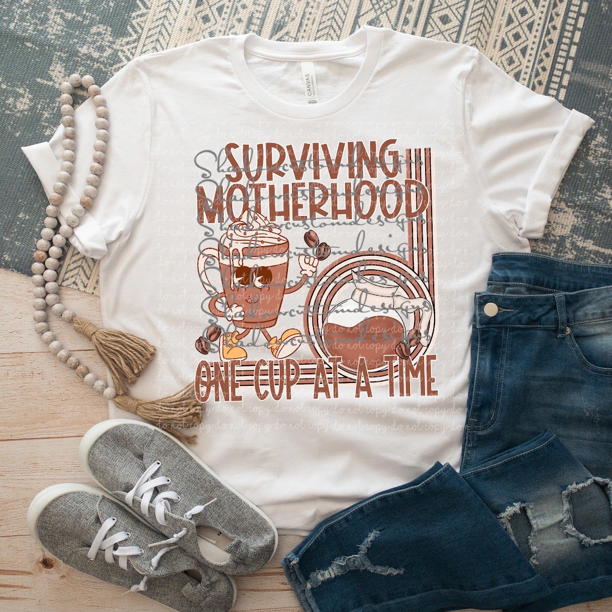 Surviving Motherhood One Cup Shirt