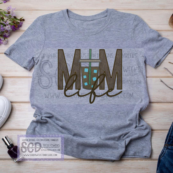 Mom Iced Coffee Life Shirt