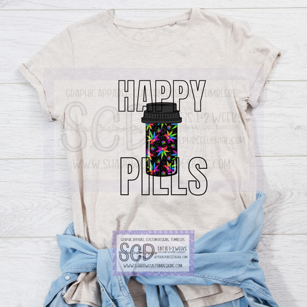 Cannabis Happy Pills Shirt