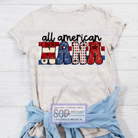 All American Nana Shirt