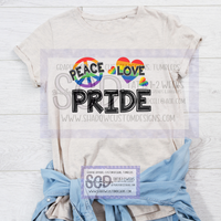 Peace Love Pride Shirt