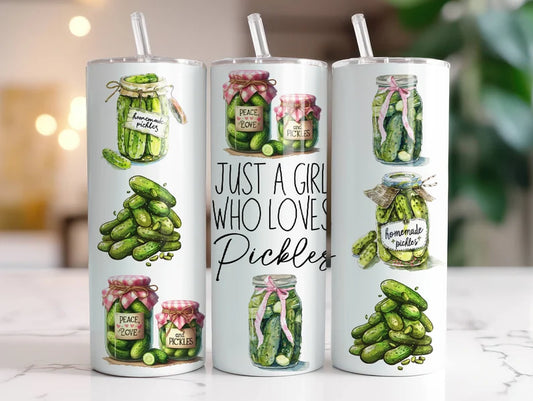 Just a Girl Who Loves Pickles Tumbler