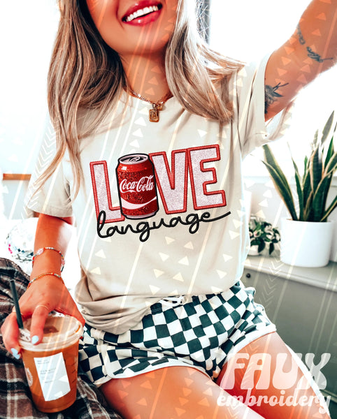 Love Language Cola Shirt