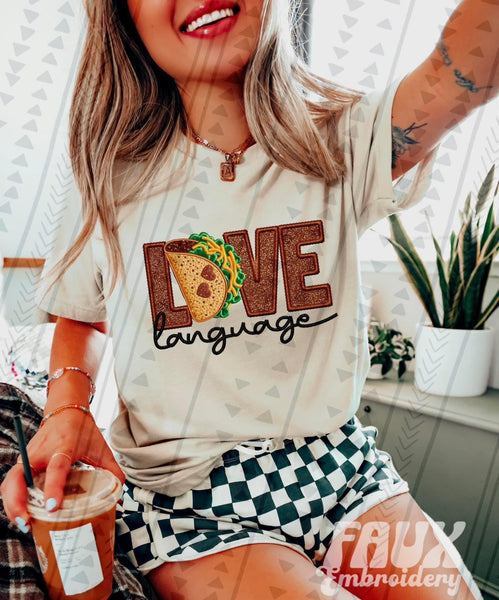 Love Language Tacos Shirt