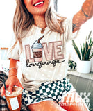 Love Language Coffee Shirt