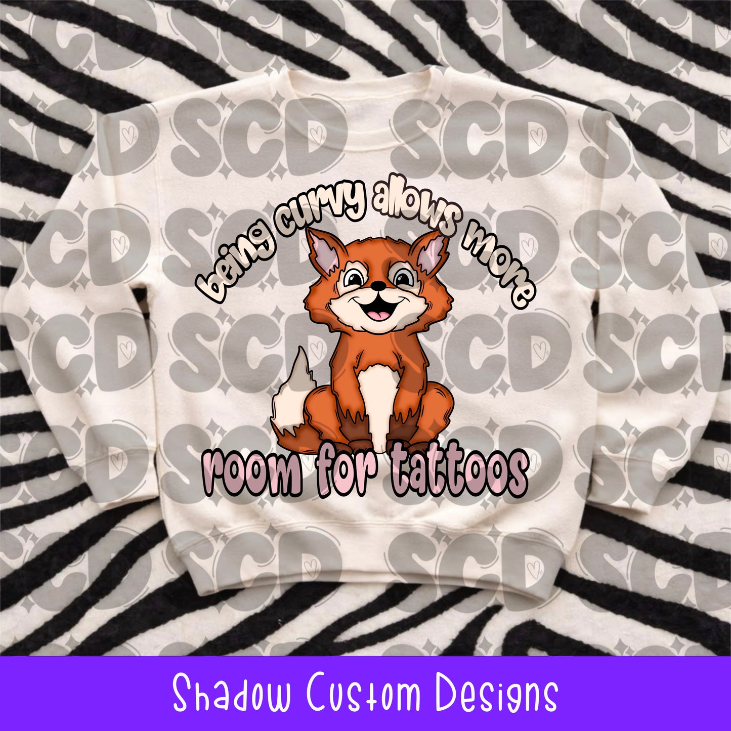 Being Curvy Fox Shirt